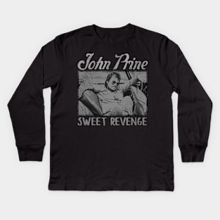 John Prine Sweet Revenge Kids Long Sleeve T-Shirt